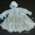 baptismal gowns - Baptism clothes - knitwork