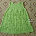 Knitted dress for - Children clothes - knitwork