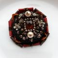 Chocolate - Brooches - beadwork