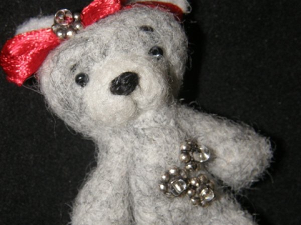Pilkutė kitty - Brooches