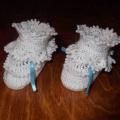 Crocheted baby shoes - Shoes - needlework