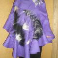 violet - Wraps & cloaks - felting