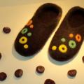 Brown - Shoes & slippers - felting