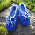 " Blue Sea. blue sky ... " - Shoes & slippers - felting