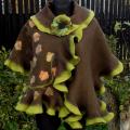 Country-mantle " Fall " - Wraps & cloaks - felting