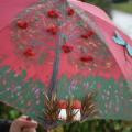 Decorated umbrella " Fall " - Floristics - making