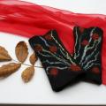 Riesines " Sermuksnis " - Wristlets - felting