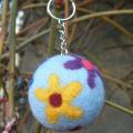 flower pendant - Pendants - felting