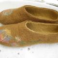 Autumn Rose - Shoes & slippers - felting
