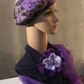 Beret " petals " - Hats - felting