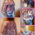 " Speckled Lilies " - Blouses & jackets - felting