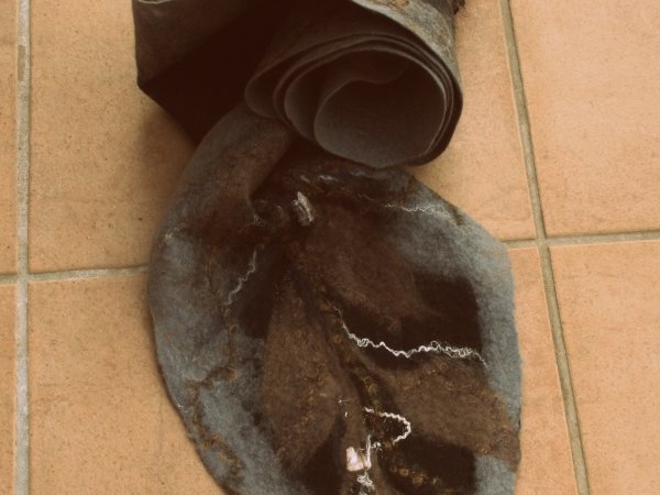 Scarf " Grey Autumn " 3