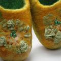 " Ripe pumpkins & quot ;. - Shoes & slippers - felting