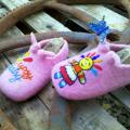 Upsy Daisy grysta - Shoes & slippers - felting