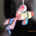 Pendant after massive mirrors. - Pendants - felting