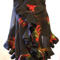 Black coated with party - Wraps & cloaks - felting