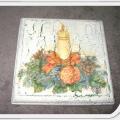 Picture " Advent candle " - Decoupage - making