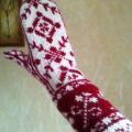 long gloves - Gloves & mittens - knitwork