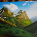 " & quot Mountains; - Acrylic painting - drawing