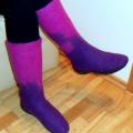 Bright shoes - Shoes & slippers - felting