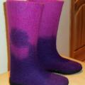 Bright shoes - Shoes & slippers - felting