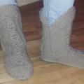 Flip-flops with ankle support - Socks - knitwork