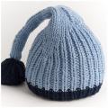 Blue gnome cap - Hats - knitwork
