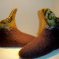 Brown - Shoes & slippers - felting