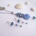Blue jade necklace - Kits - beadwork