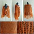 Orange sweater - apsiaustukas - Sweaters & jackets - knitwork