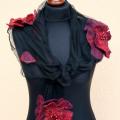 Scarves " & quot flowering; - Scarves & shawls - felting