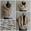 Patterned snood - Wraps & cloaks - knitwork