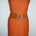 orange dress - Dresses - knitwork