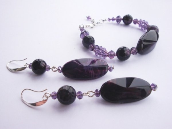 Dark purple AGATE set 2