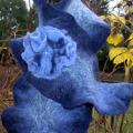 blue with blue - Scarves & shawls - felting