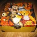 Box Bears - Decoupage - making