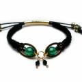 " emerald affinity " - Bracelets - beadwork