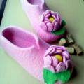 Lily, lily ... - Shoes & slippers - felting