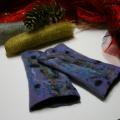 Riesines " Pilkutes " - Wristlets - felting