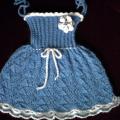 short skirt - Children clothes - knitwork