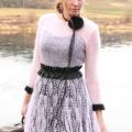 pink dress - Dresses - knitwork