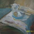 still life - Oil painting - drawing