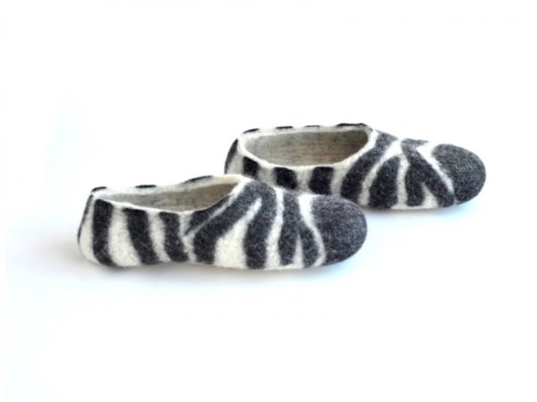 Veltinio šlepetės ZEBRA 2