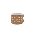 Natural perforated leather bracelet M03 - Leather articles - making