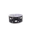 Natural perforated leather bracelet M06 - Leather articles - making