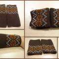 brown wristlets - Wristlets - knitwork
