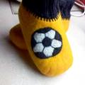 Football fans - Shoes & slippers - felting