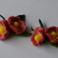 Rings - Hair accessories - felting