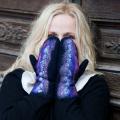 Felted merino wool gloves - Gloves & mittens - felting