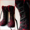 redness - Shoes & slippers - felting